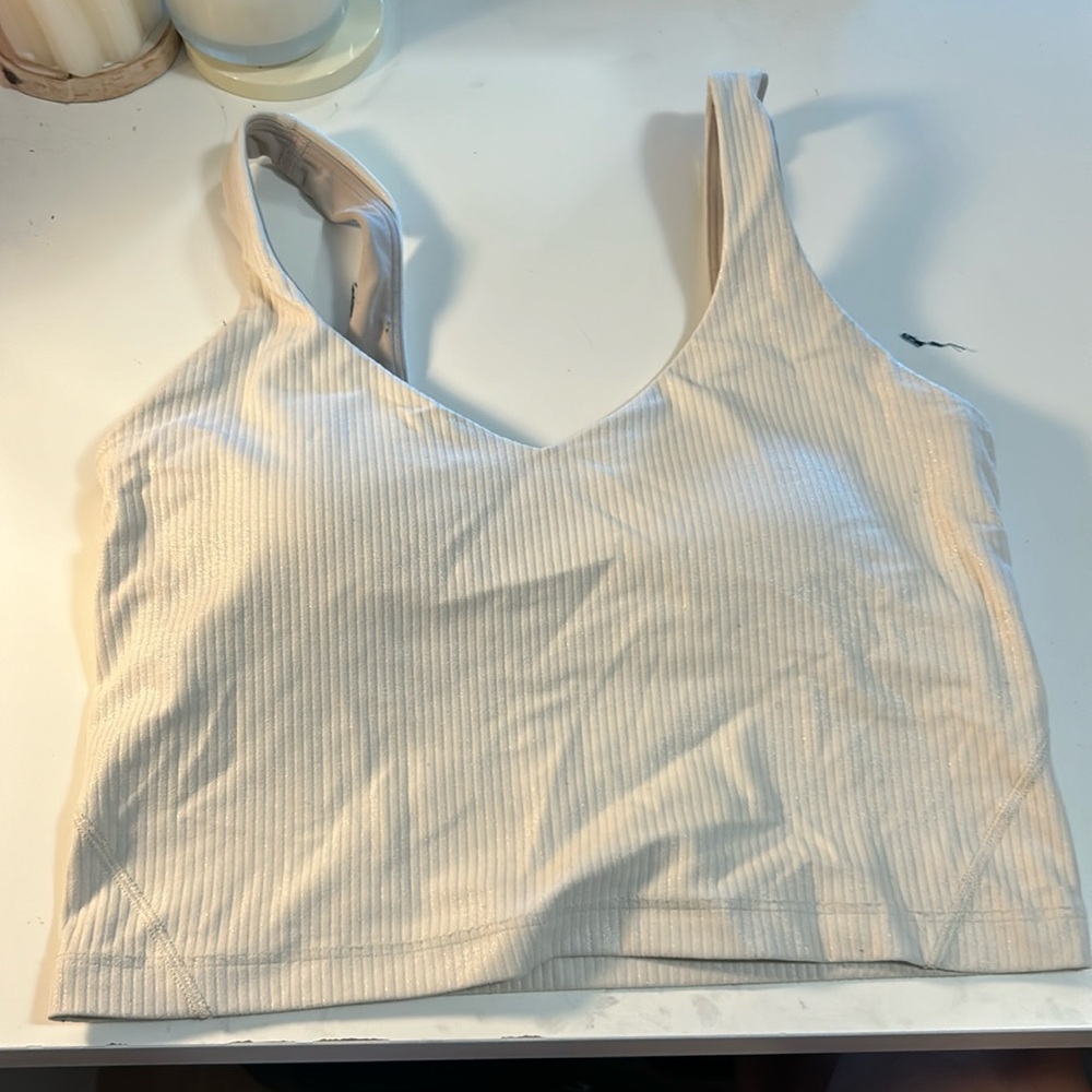 Lululemon White Align Tank Top